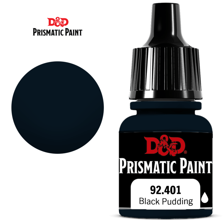 WIZKIDS D&D PRISMATIC PAINT BLACK PUDDING 8ML