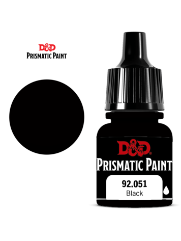 WIZKIDS D&D PRISMATIC PAINT BLACK 8ML