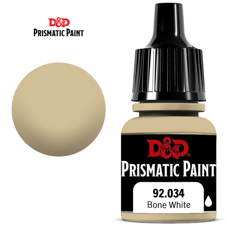 WIZKIDS D&D PRISMATIC PAINT BONE WHITE 8ML
