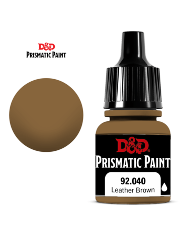 WIZKIDS D&D PRISMATIC PAINT LEATHER BROWN 8ML