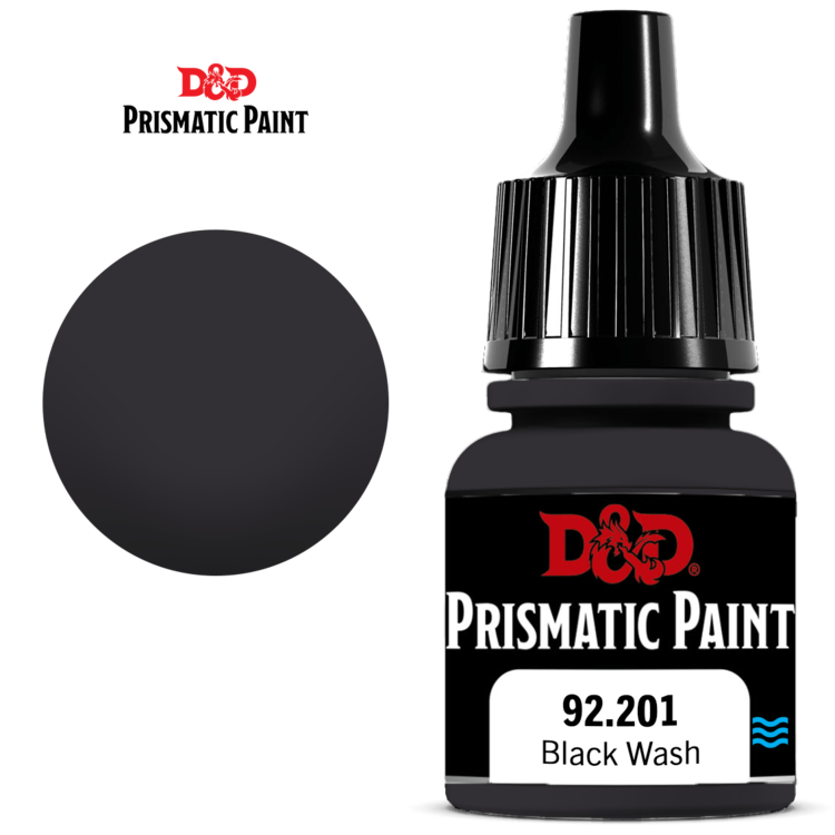 WIZKIDS D&D PRISMATIC PAINT BLACK WASH 8ML