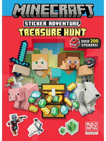 PENGUIN RANDOM HOUSE MINECRAFT STICKER ADVENTURE TREASTURE HUNT