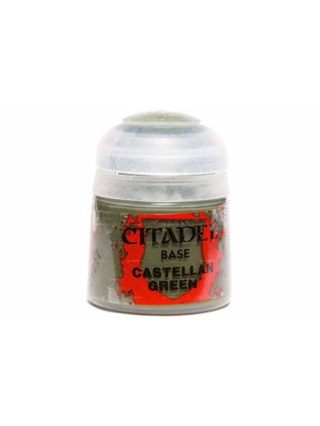 CITADEL PAINT CITADEL COLOUR BASE: CASTELLAN GREEN