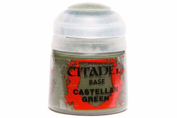 CITADEL PAINT CITADEL COLOUR BASE: CASTELLAN GREEN