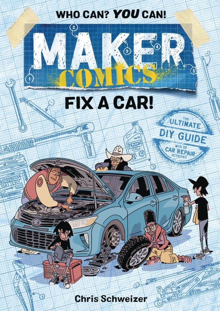 FIRST SECOND BOOKS MAKER COMICS GN FIX A CAR
