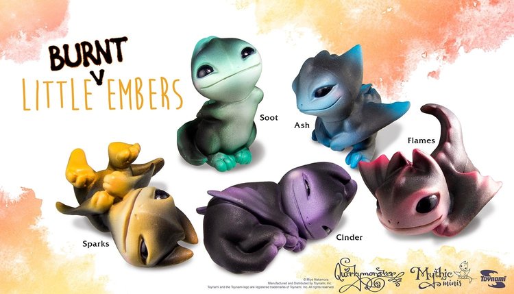 LITTLE BURNT EMBERS PVC FIGURINES BLIND BOX