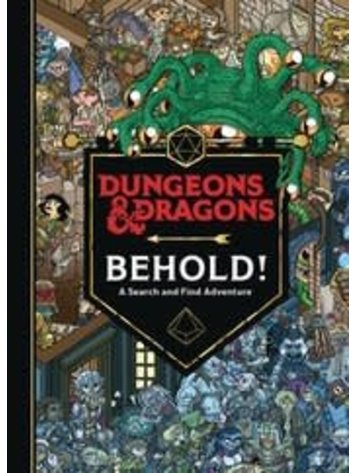 HARPER COLLINS PUBLISHERS DUNGEONS & DRAGONS D&D BEHOLD! A SEARCH & FIND ADVENTURE HC