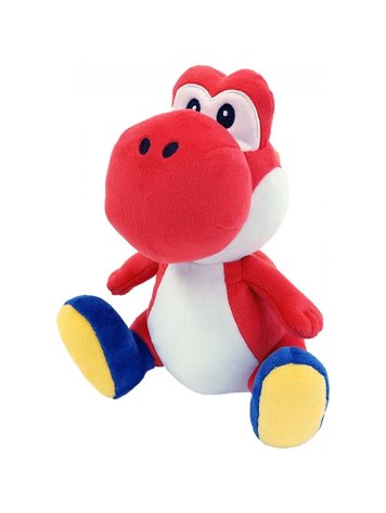 LITTLE BUDDY SUPER MARIO ALL STAR COLLECTION RED YOSHI 7" PLUSH