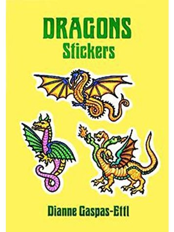 DOVER PUBLICATIONS DRAGON STICKERS