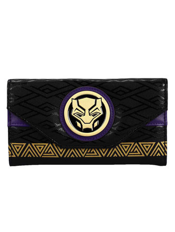 MARVEL BLACK PANTHER WAKANDA FOREVER TRIBAL BI-FOLD WALLET