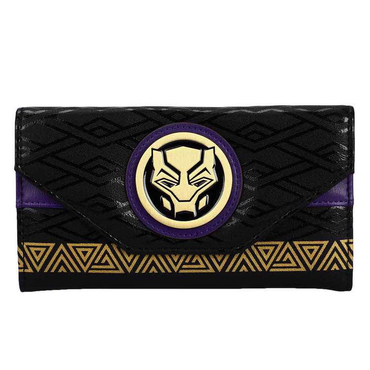 MARVEL BLACK PANTHER WAKANDA FOREVER TRIBAL BI-FOLD WALLET