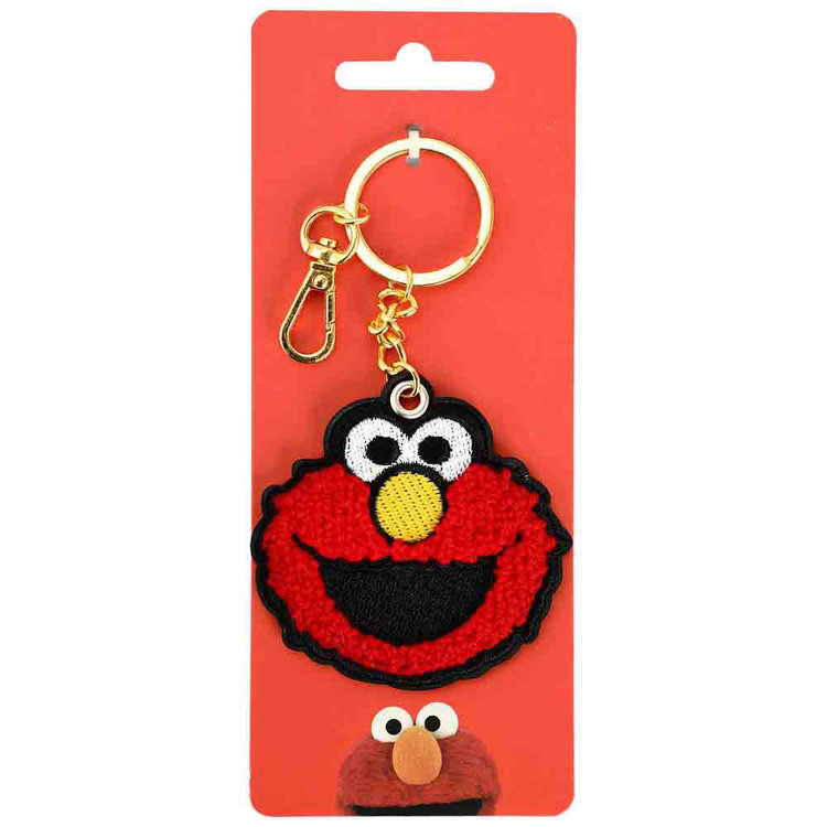 BIOWORLD SESAME STREET ELMO PATCH KEYCHAIN