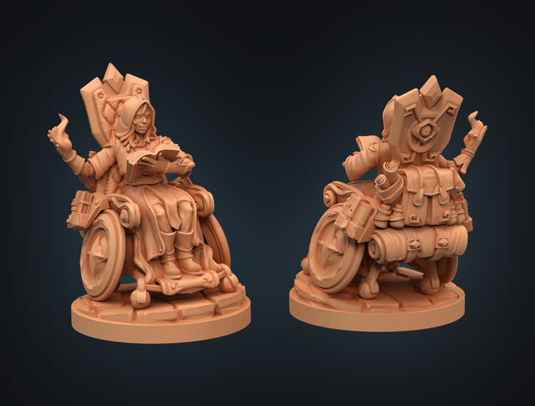 DUNGEONS AND DIVERSITY MINI HALF ELF WIZARD