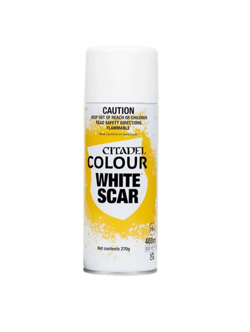 GAMES WORKSHOP CITADEL COLOUR WHITE SCAR SPRAY 400ML