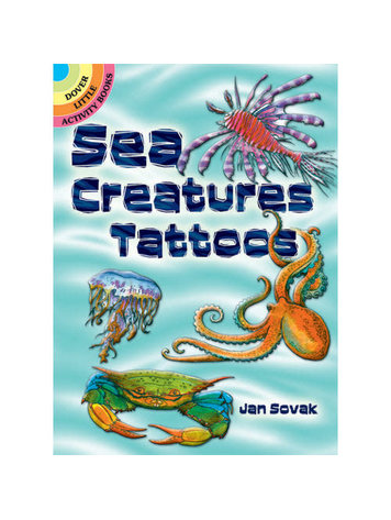 DOVER PUBLICATIONS SEA CREATURES TATTOOS ACTIVITY BOOK