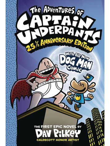 SCHOLASTIC INC. CAPTAIN UNDERPANTS VOL 01 HC ADV OF CAPT UNDERPANTS W DOG MAN COMIC COLOR ED
