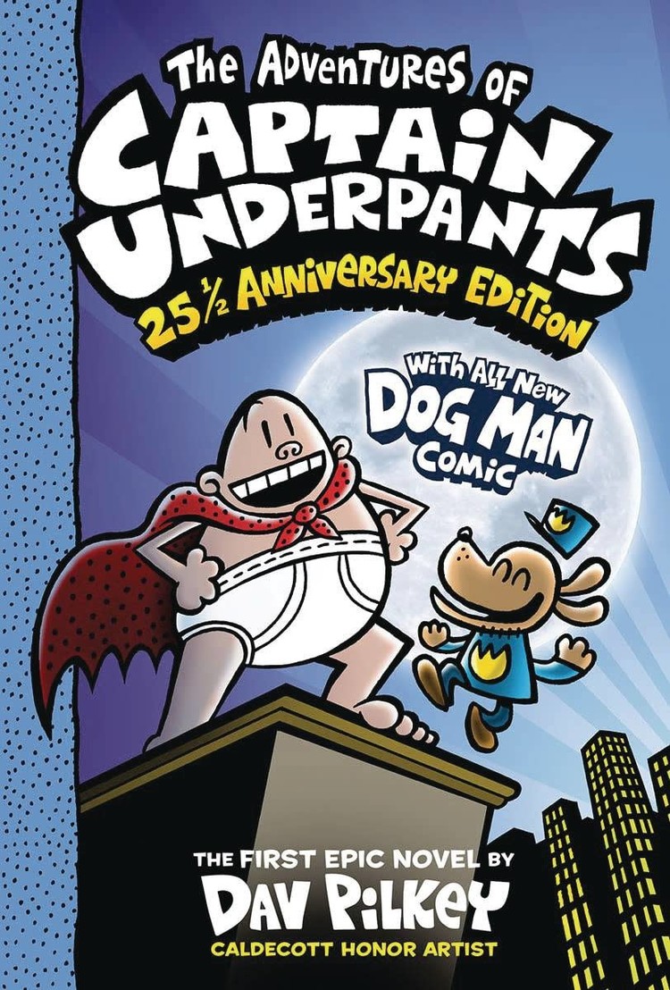 SCHOLASTIC INC. CAPTAIN UNDERPANTS VOL 01 HC ADV OF CAPT UNDERPANTS W DOG MAN COMIC COLOR ED