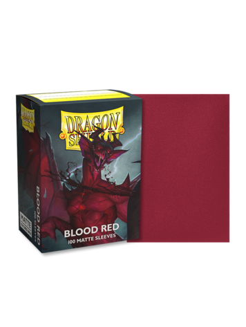 DRAGON SHIELD DRAGON SHIELD 100 CT SLEEVES MATTE BLOOD RED