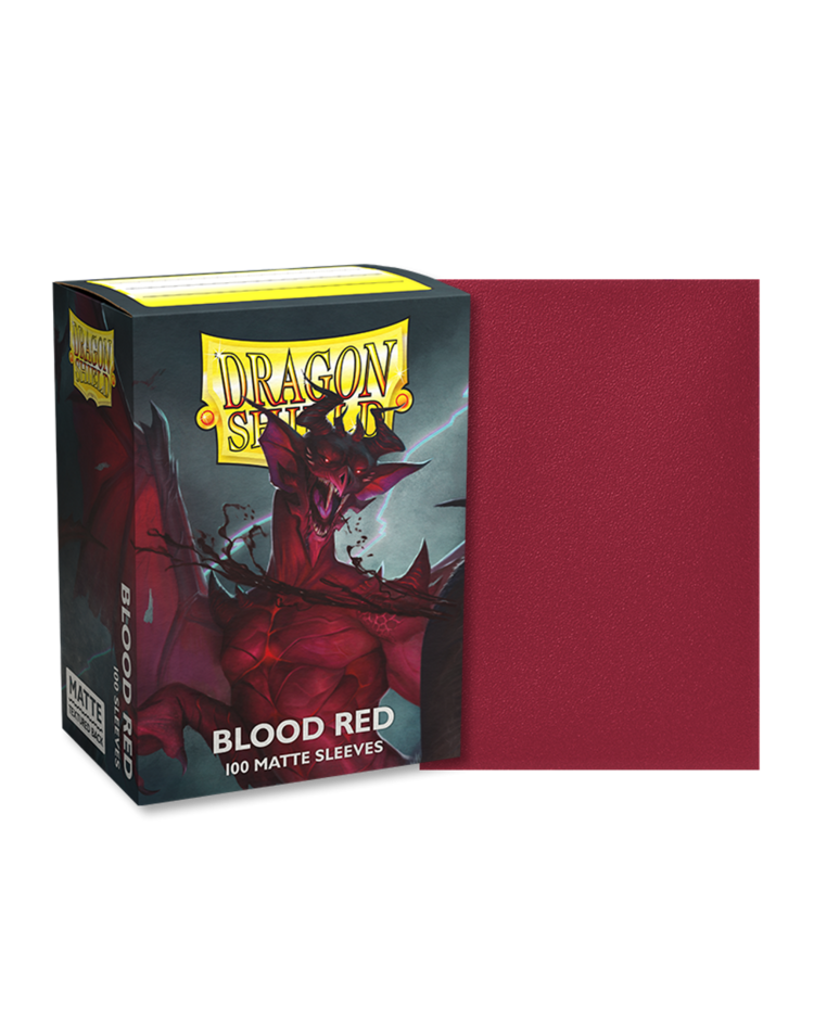 DRAGON SHIELD DRAGON SHIELD 100 CT SLEEVES MATTE BLOOD RED