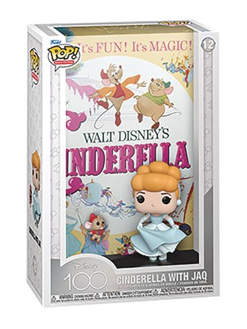 FUNKO POP MOVIE POSTER DISNEY CINDERELLA VINYL FIG