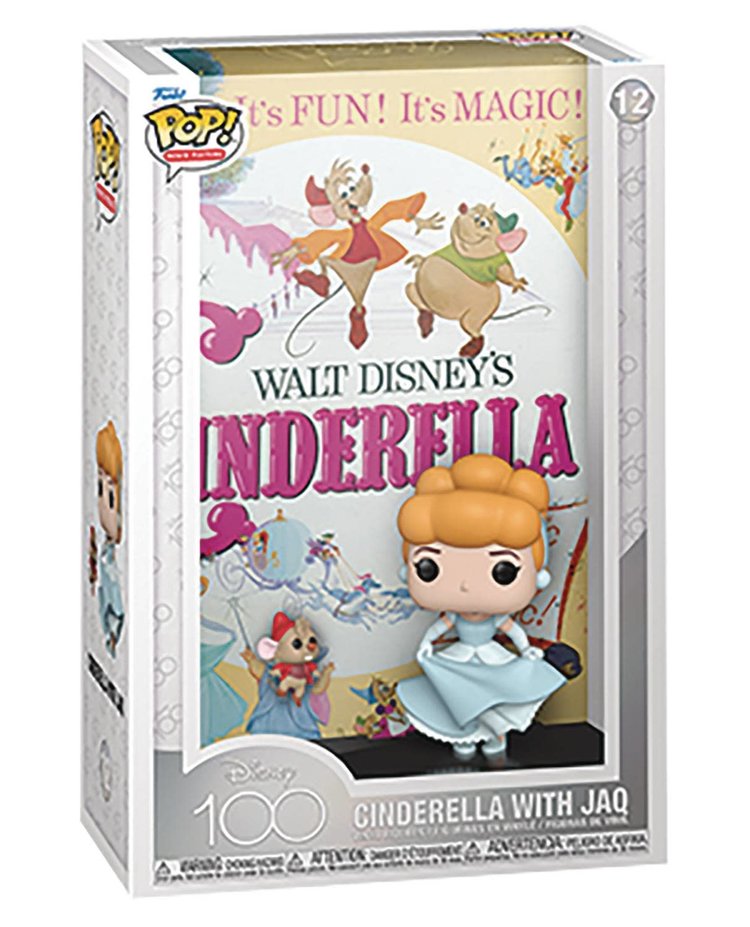FUNKO POP MOVIE POSTER DISNEY CINDERELLA VINYL FIG