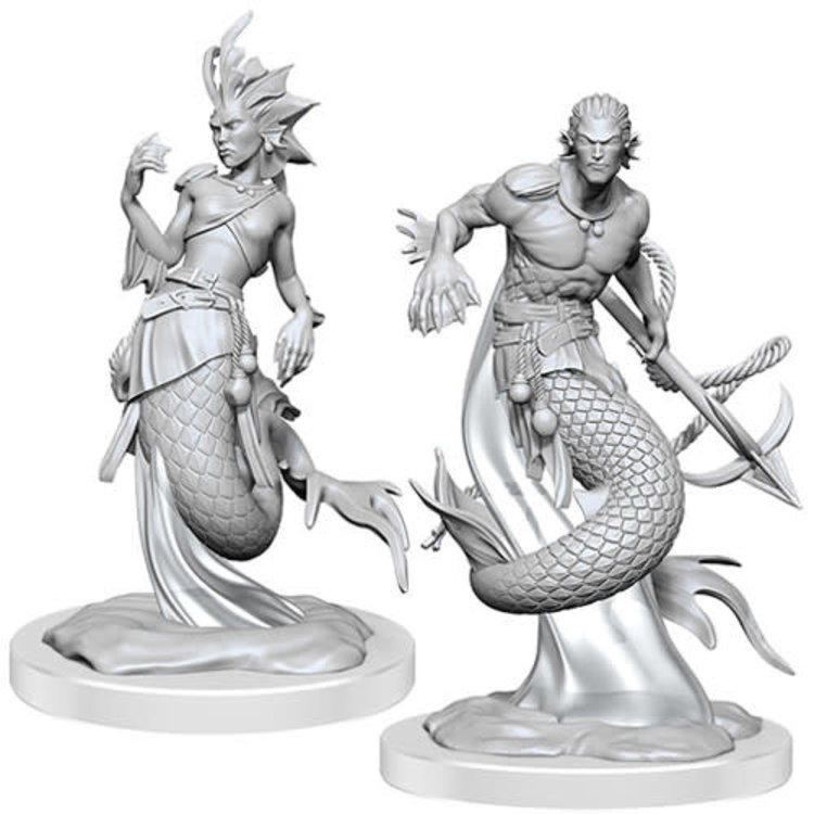 WIZKIDS D&D NOLZUR'S MARVELOUS UNPAINTED MINIS W20 MERFOLK