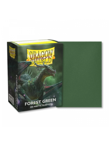 DRAGON SHIELD 100 CT SLEEVES MATTE FOREST GREEN