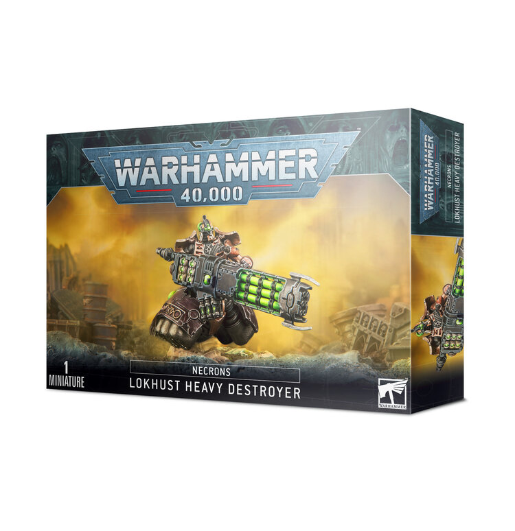 GAMES WORKSHOP WARHAMMER 40K NECRONS LOKHUST HEAVY DESTROYER
