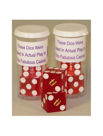 WORLDWISE IMPORTS CASINO DICE PRECISION USED (PAIR)
