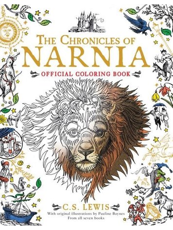 HARPER COLLINS PUBLISHERS CHRONICLES OF NARNIA COLORING BOOK