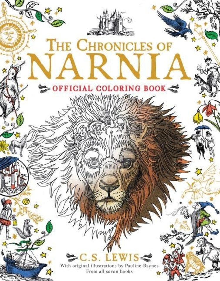 HARPER COLLINS PUBLISHERS CHRONICLES OF NARNIA COLORING BOOK