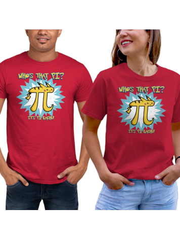 WHO'S THAT PI? T-SHIRT UNISEX