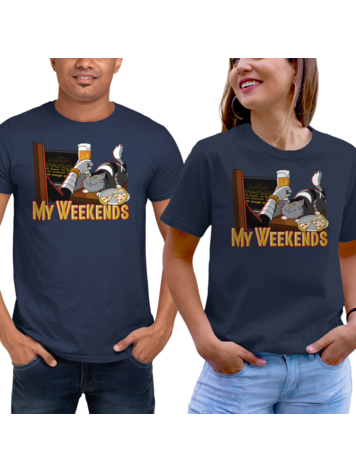 MY WEEKENDS T-SHIRT UNISEX