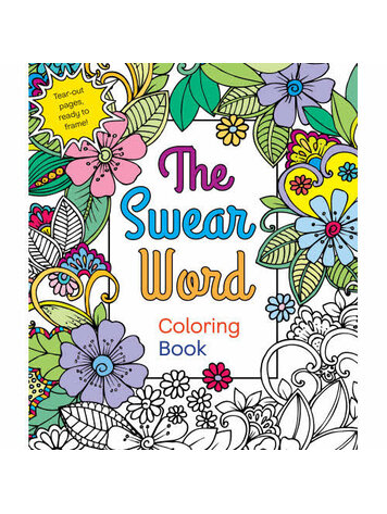 ST MARTINS SWEAR WORD COLORING BOOK