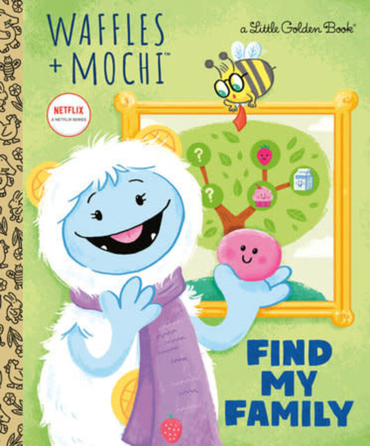 GOLDEN BOOKS FIND MY FAMILY WAFFLES + MOCHI LITTLE GOLDEN BOOK