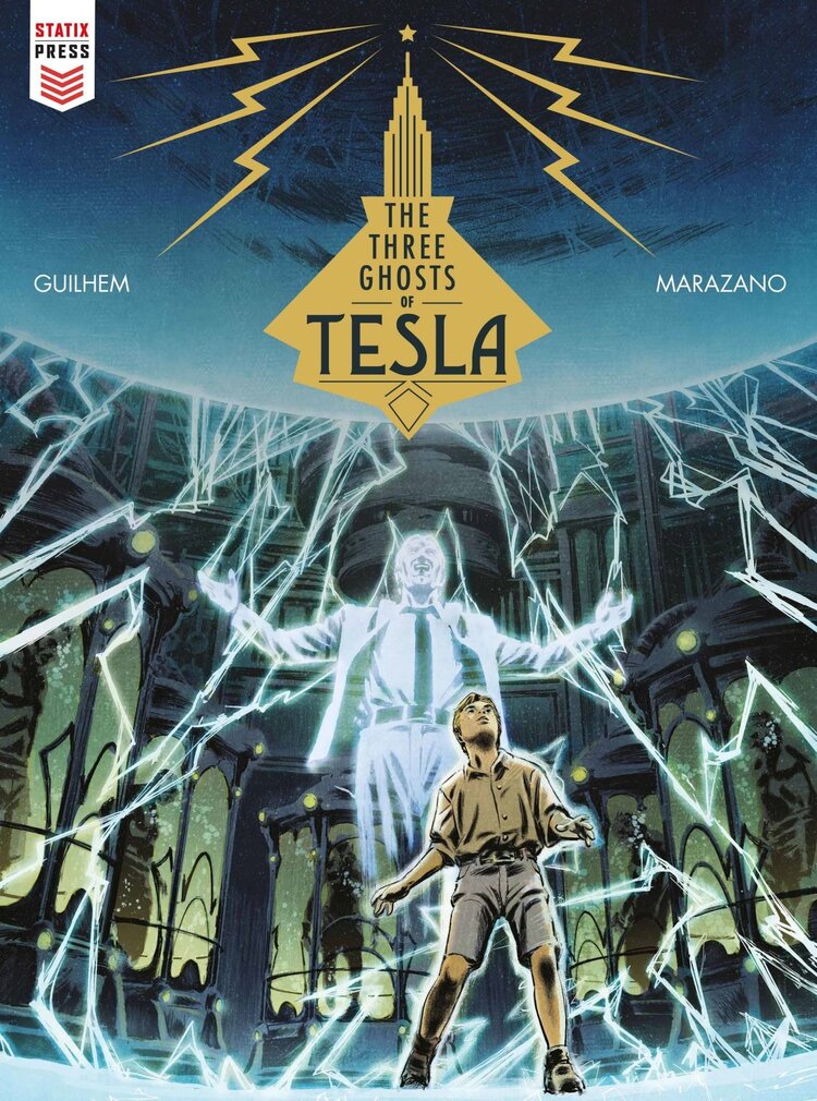 TITAN COMICS THREE GHOSTS OF TESLA HC