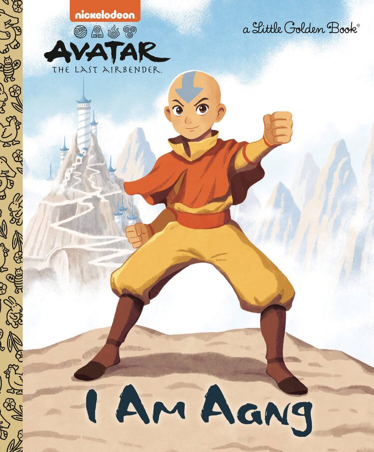 PENGUIN RANDOM HOUSE AVATAR THE LAST AIRBENDER I AM ANG LITTLE GOLDEN BOOK