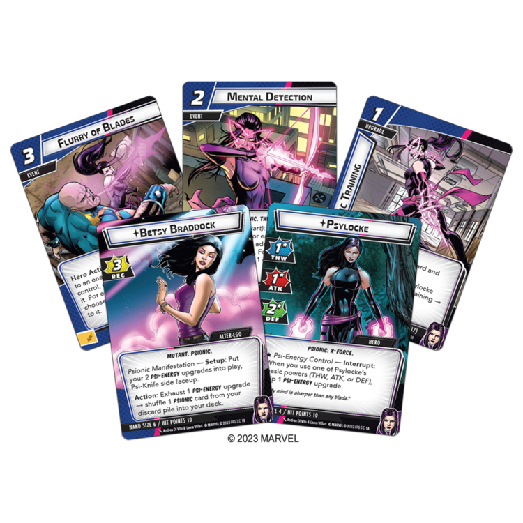 MARVEL CHAMPIONS LCG PSYLOCKE HERO PACK