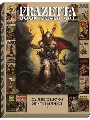 VANGUARD PRODUCTIONS FRAZETTA BOOK COVER ART HC