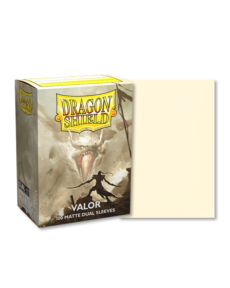 DRAGON SHIELD DRAGON SHIELD 100 CT SLEEVES DUAL MATTE VALOR
