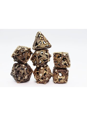 FOAM BRAIN GAMES FOAM BRAIN GAMES TREE OF HUMILITY RPG HOLLOW METAL DICE SET