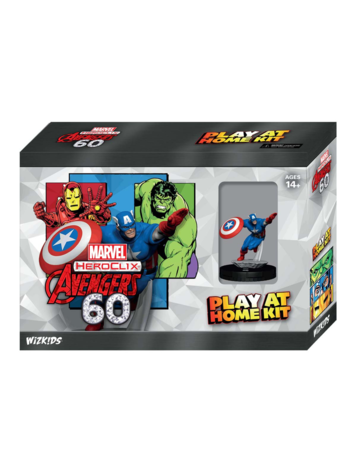 MARVEL HEROCLIX AVENGERS 60TH ANNIVERSARY PLAY AT HOME KIT CAPTAIN AMERICA