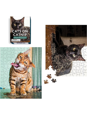 RUNNING PRESS CATS ON CATNIP MINI PUZZLES