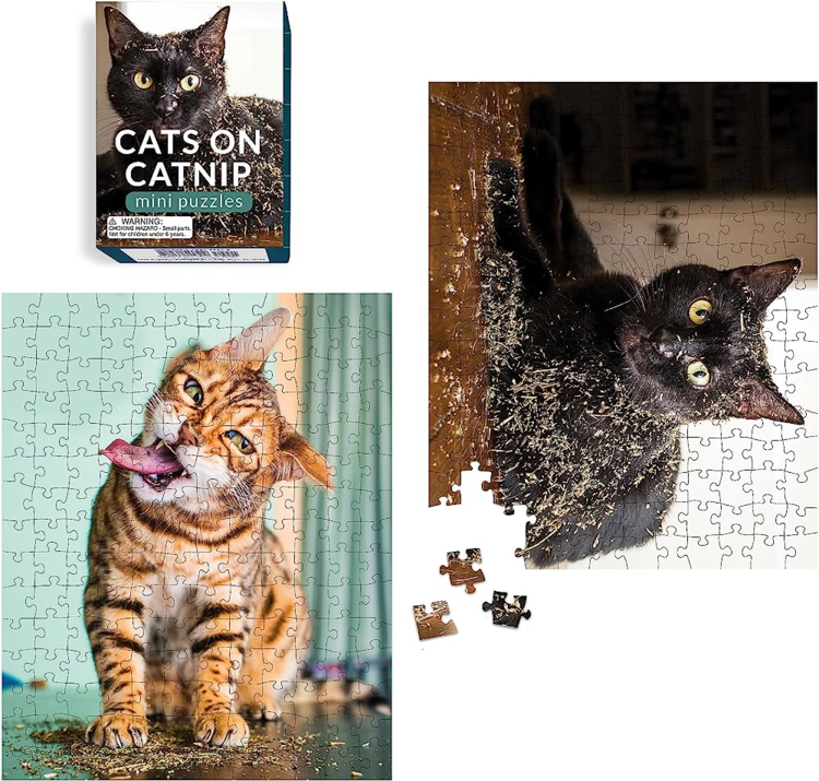 RUNNING PRESS CATS ON CATNIP MINI PUZZLES