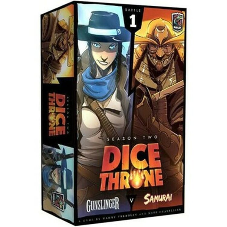 ROXLEY GAMES DICE THRONE SEASON TWO BOX 1 GUNSLINGER VS SAMURAI