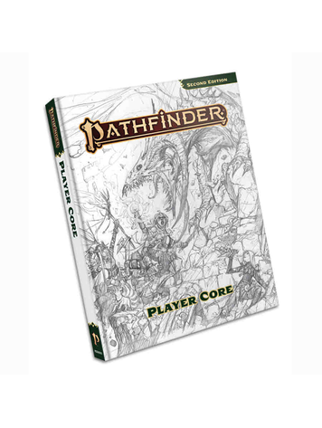 PATHFINDER RPG 2ND ED PLAYER CORE SKETCH COVER