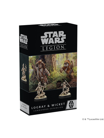 STAR WARS LEGION LOGRAY & WICKET COMMANDER EXPANSION