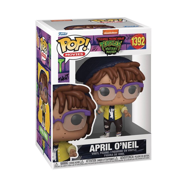 FUNKO POP MOVIES TMNT APRIL ONEIL VIN FIG