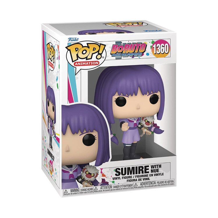 FUNKO POP ANIMATION BORUTO SUMIRE W/ NUE VIN FIG