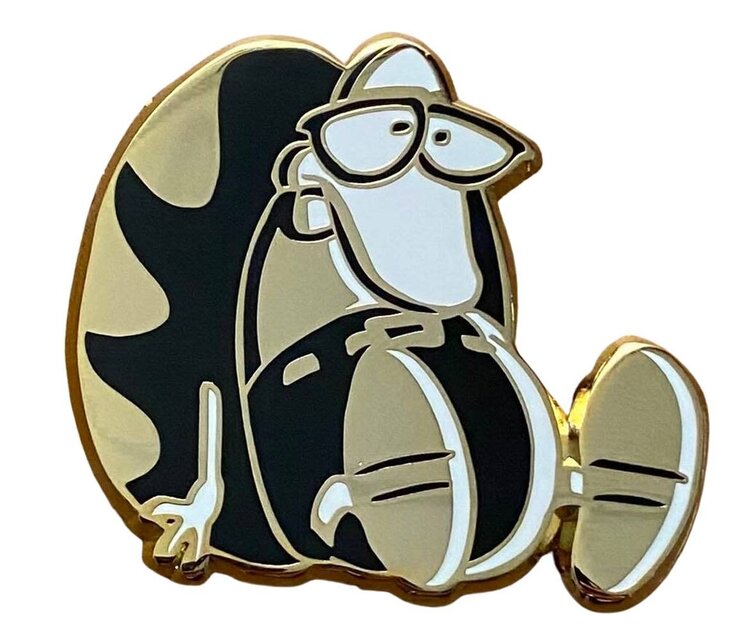 ZEN MONKEY STUDIOS ROCKOS MODERN LIFE ZMS 10TH ANNIVERSARY FILBERT LTD ED PIN